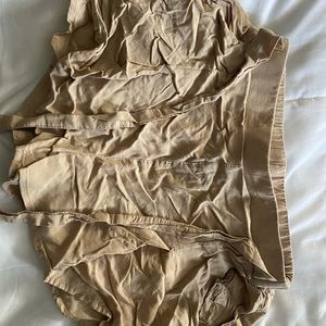 Beige summer cloth shorts